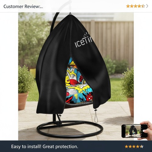 Egg chair cover - cover, waterproof