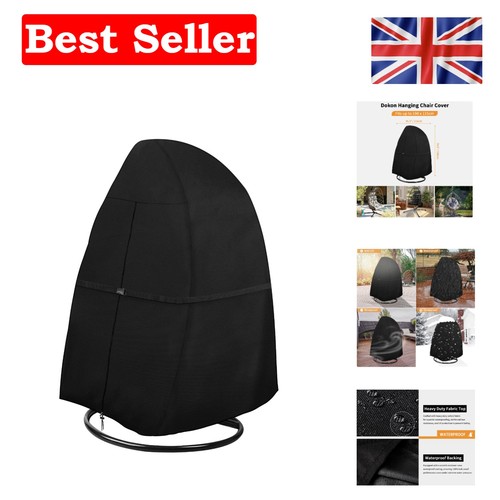 Elegant black egg chair cover - elegant,