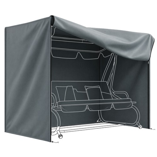Outsunny seater garden swing - outsunny, 3