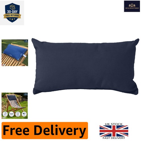 Navy sun lounger cushion - lounger,