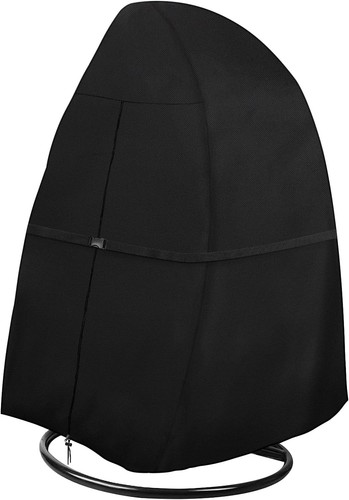 Luxury black oxford fabric egg - black,
