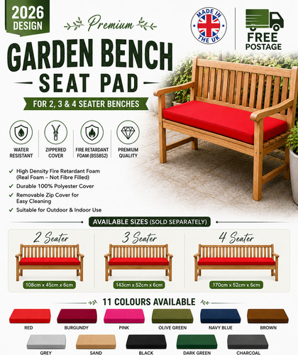 Bench cushions 4 - bench, 2